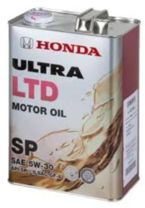 масло моторное Хонда HONDA ULTRA LTD SAE 5W30 API SP/GF-6 4 литра оригинал сделано в Японии 08228-99974