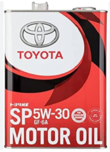 масло моторное Тойота TOYOTA CASTLE SAE 5W30 API SP GF-6 4 литра оригинал сделано в Японии 08880-13705