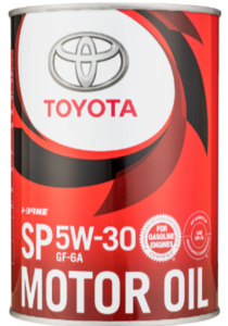 масло моторное Тойота TOYOTA SAE 5W30 API SP GF-6 1 литр оригинал сделано в Японии 08880-13706