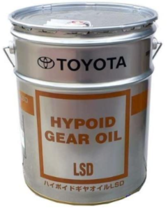 Масло трансмиссионное Тойота TOYOTA HYPOID GEAR LSD SAE 85W90 API GL-5 20 литров оригинал сделано в Японии 08885-00303