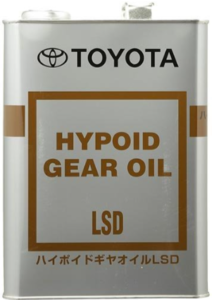 масло трансмиссионное Тойота TOYOTA HYPOID GEAR LSD SAE 85W90 API GL-5 4 литра оригинал сделано в Японии 08885-00305