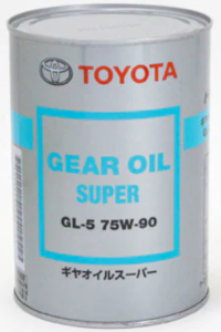 масло трансмиссионное Тойота TOYOTA GEAR OIL SUPER 75W90 GL-5 1 литр оригинал сделано в Японии 08885-02106
